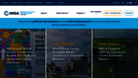 What Miga.org website looks like in 2024 