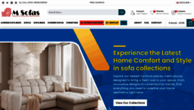 What Msofas.co.uk website looks like in 2024 