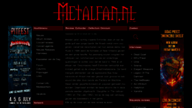 What Metalfan.nl website looks like in 2024 