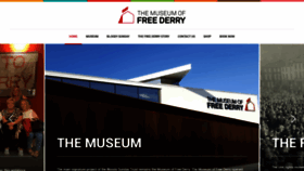 What Museumoffreederry.org website looks like in 2024 