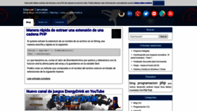 What Manuelcancelas.com website looks like in 2024 