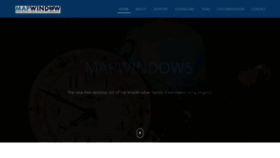 What Mapwindow.org website looks like in 2024 