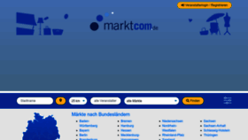 What Marktcom.de website looks like in 2024 