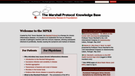 What Mpkb.org website looks like in 2024 