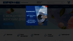 What Metplus-vrn.ru website looks like in 2024 