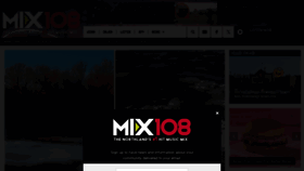 What Mix108.com website looks like in 2024 