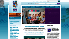 What Musictherapy.org website looks like in 2024 