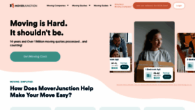 What Moverjunction.com website looked like in 2024 (1 year ago)