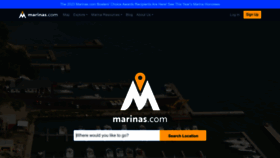 What Marinas.com website looks like in 2024 