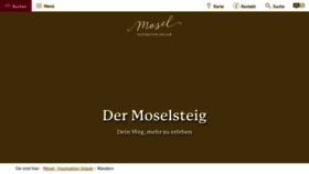 What Moselsteig.de website looks like in 2024 