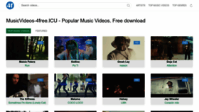 What Musicvideos-4free.icu website looks like in 2024 