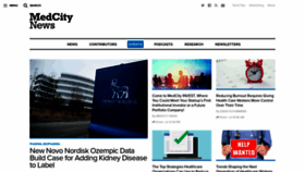 What Medcitynews.com website looks like in 2024 