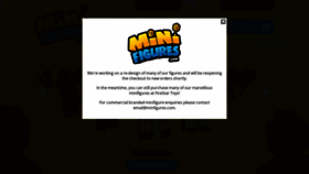 What Minifigures.com website looks like in 2024 