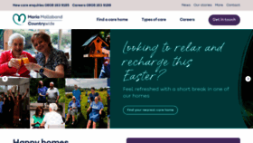 What Mmcgcarehomes.co.uk website looks like in 2024 