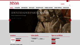 What Museudearteantiga.pt website looks like in 2024 
