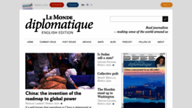 What Mondediplo.com website looks like in 2024 