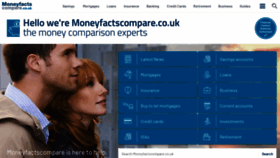 What Moneyfacts.co.uk website looks like in 2024 