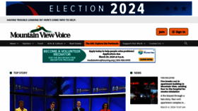 What Mv-voice.com website looks like in 2024 