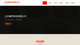 What Meifangkeji.com website looks like in 2024 