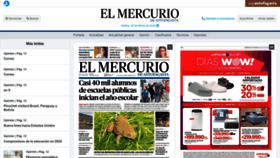 What Mercurioantofagasta.cl website looks like in 2024 