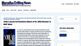 What Marcellusdrilling.com website looks like in 2024 
