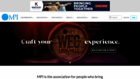 What Mpi.org website looks like in 2024 