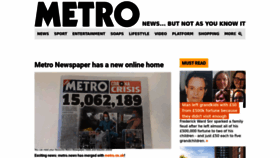 What Metro.news website looks like in 2024 