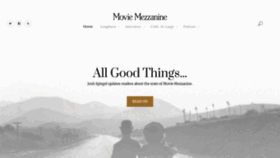 What Moviemezzanine.com website looks like in 2024 
