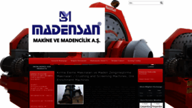 What Madensan.com website looks like in 2024 