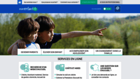 What Mon-enfant.fr website looks like in 2024 