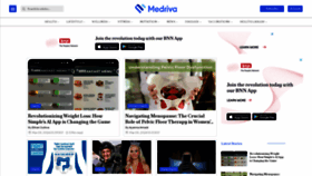 What Medriva.com website looked like in 2024 (1 year ago)