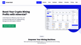 What Minerstat.com website looks like in 2024 