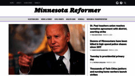 What Minnesotareformer.com website looked like in 2024 (1 year ago)