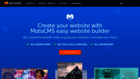 What Motocms.com website looks like in 2024 