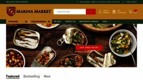 What Marinamarket.com website looks like in 2024 