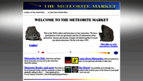 What Meteoritemarket.com website looks like in 2024 