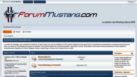 What Mustangv8.com website looks like in 2024 