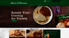 What Mariecallendersmeals.com website looked like in 2024 (1 year ago)