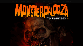 What Monsterpalooza.com website looks like in 2024 