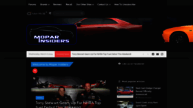 What Moparinsiders.com website looks like in 2024 