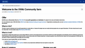 What Myxwiki.org website looks like in 2024 