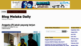 What Melakadaily.com website looked like in 2011 (12 years ago)