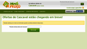 What Menospreco.com.br website looked like in 2011 (12 years ago)