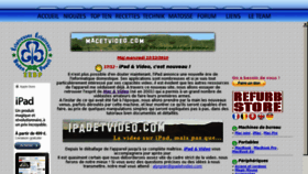 What Macetvideo.com website looked like in 2011 (12 years ago)