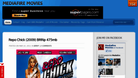What Mediafiremoviez.com website looked like in 2011 (13 years ago)