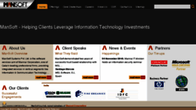 What Mansoftsystems.com website looked like in 2011 (13 years ago)