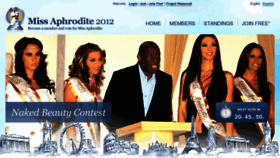 What Missaphrodite2012.com website looked like in 2011 (12 years ago)