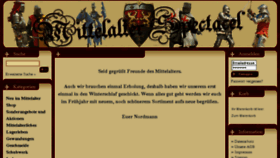 What Mittelalter-spectacel.de website looked like in 2011 (13 years ago)