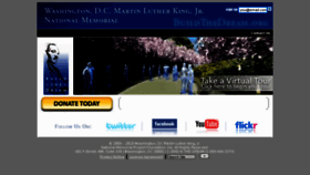 What Mlkmemorial.org website looked like in 2011 (13 years ago)