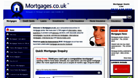 What Mortgages.co.uk website looked like in 2011 (13 years ago)